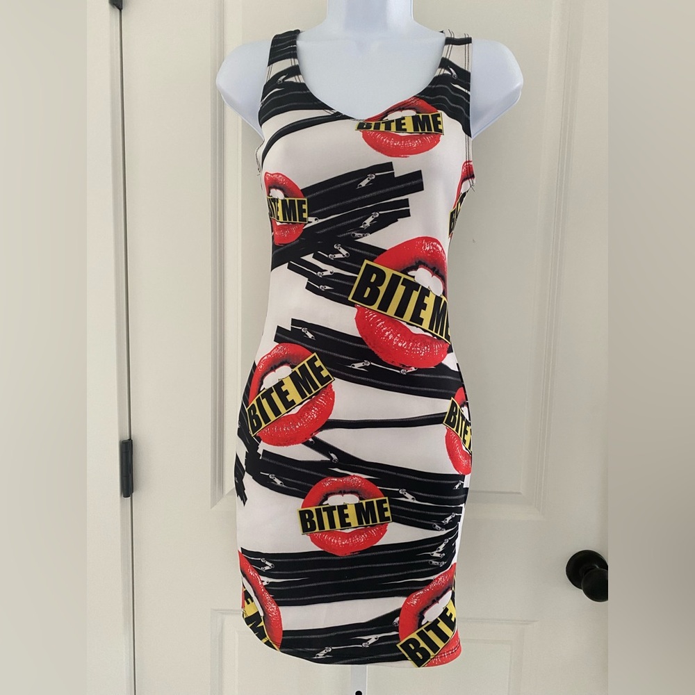 Fashion Dazzle Bite Me Dress. 
Size XS. 
Stretchy. 
Good Condition.